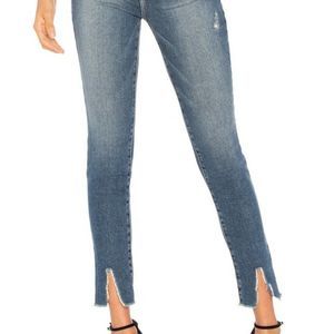 Frame Denim Le High Skinny Triangle Raw Hem Jeans Size 26